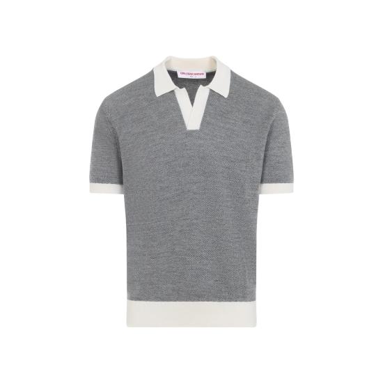 26SS 올레바 브라운 폴로 티셔츠 281779 CHARCOAL WHITE SAND