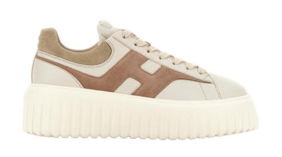 26SS 호간 스니커즈 HXW6450FE91UXI 0FE4 ROSA AVORIO BEIGE