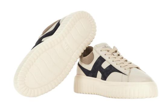 26SS 호간 스니커즈 HXM6450FE91UX I0RVN BLU AVORIO BEIGE - HOGAN