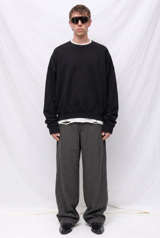  어셈블리 뉴욕 스웨터 어셈블리 크롭 크루넥 스웨트셔츠