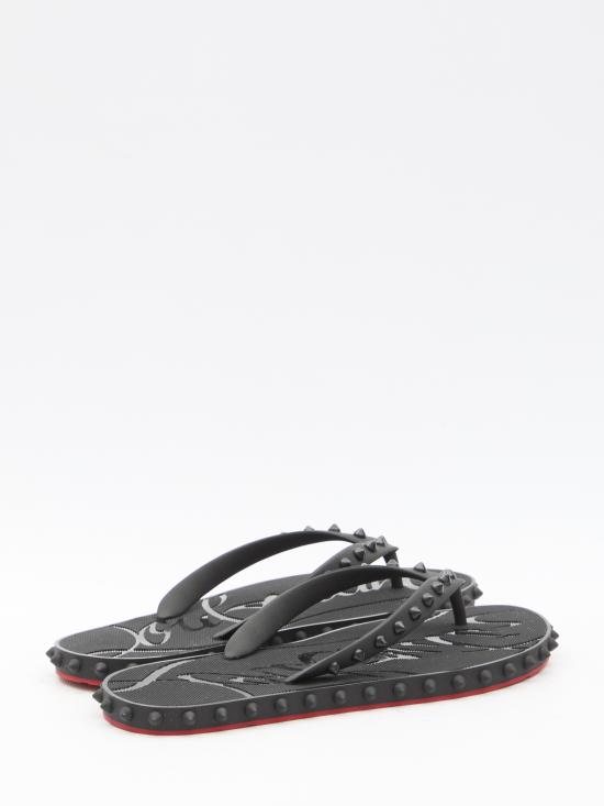 26SS 크리스챤 루부탱 뮬/슬리퍼 1230961 BLACK - CHRISTIAN LOUBOUTIN