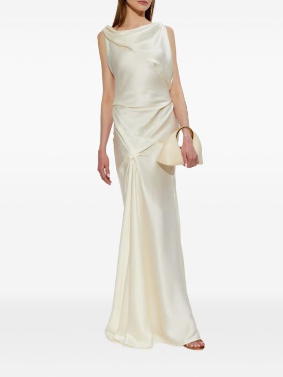 26SS 빅토리아 베컴 미디 원피스 1226WDR007291A 3 Ivory - VICTORIA BECKHAM