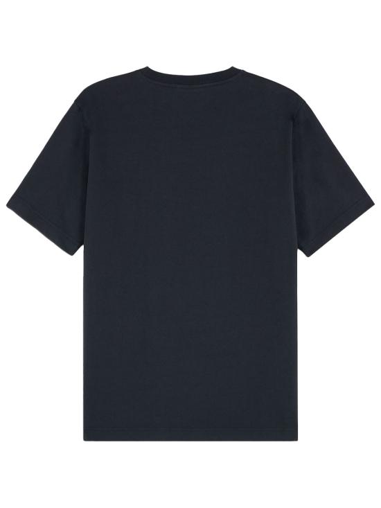 26SS 메종키츠네 핸드라이팅 컴포트 티셔츠 MM00126KJ7025 0197 BLACK WHITE - MAISON KITSUNE