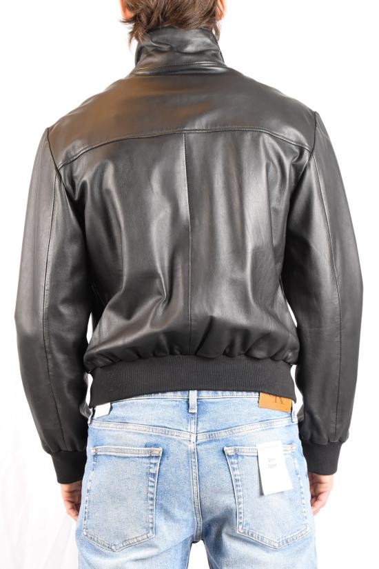 25SS 알렉산더 맥퀸 가죽 자켓 353246 RDS031000 Black - ALEXANDER MCQUEEN