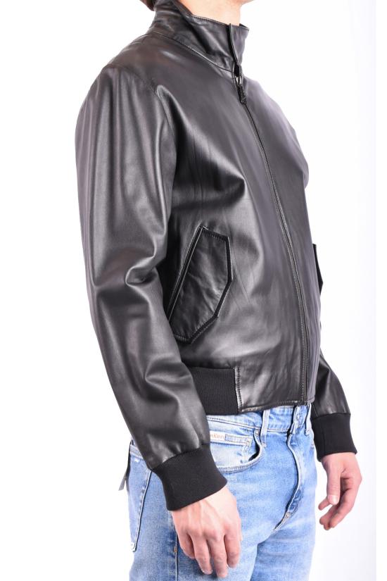 25SS 알렉산더 맥퀸 가죽 자켓 353246 RDS031000 Black - ALEXANDER MCQUEEN