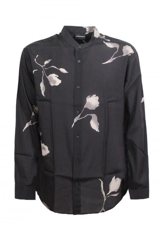 25SS 엠포리오 아르마니 긴팔 셔츠 EM001770 AF14214FC165 Black