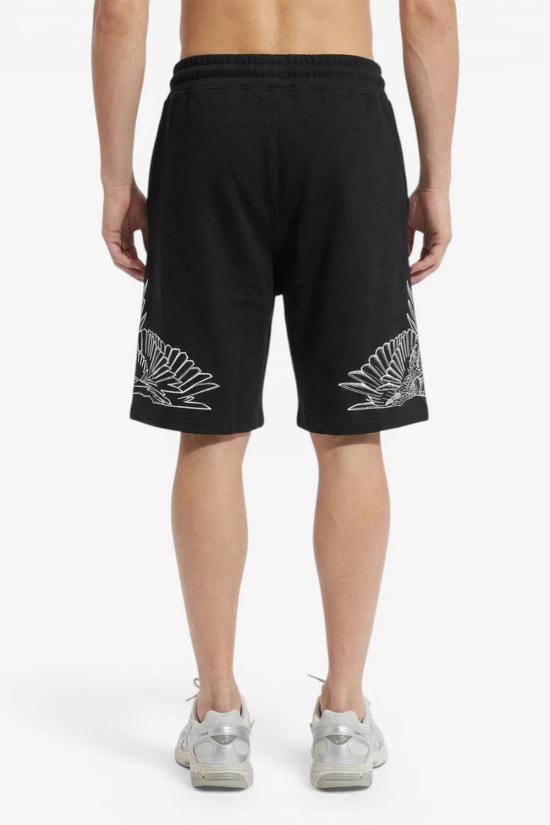 26SS 마르셀로 불론 숏팬츠 S6CMMABE013 Black - MARCELO BURLON