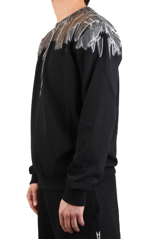 26SS 마르셀로 불론 긴팔 티셔츠 S6MMASW019 Black - MARCELO BURLON