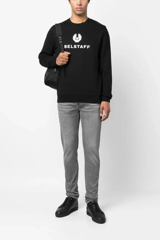 25SS 벨스타프 긴팔 티셔츠 104139BLKOWL Black - BELSTAFF