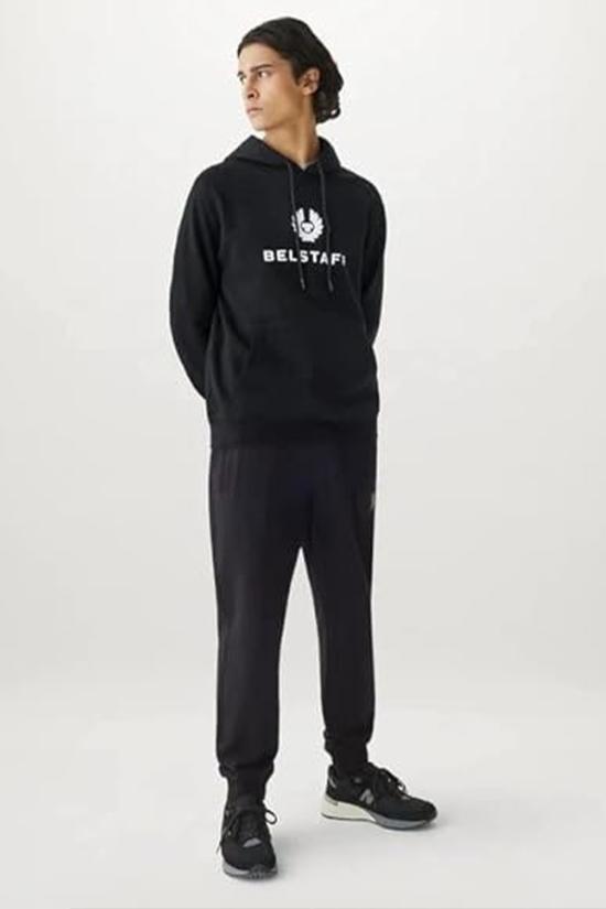 25SS 벨스타프 후드 티셔츠 104140BLKOWM Black - BELSTAFF