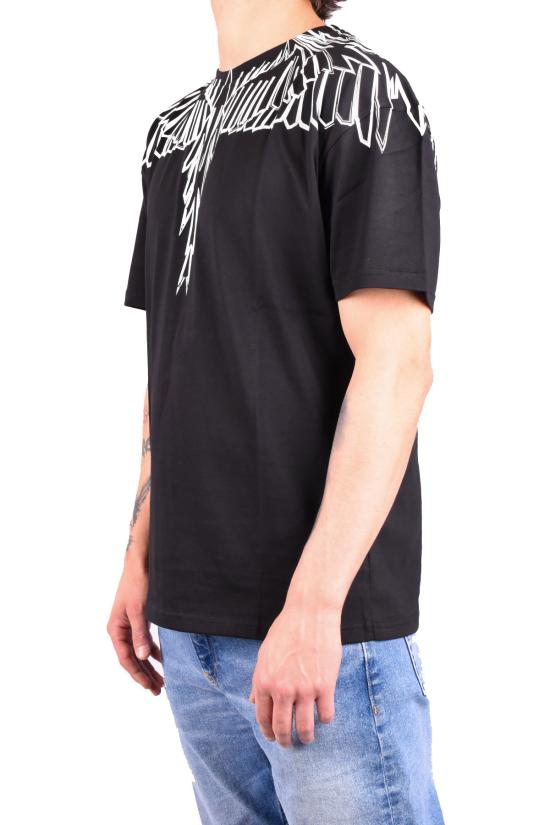 26SS 마르셀로 불론 반팔 티셔츠 S6CMMATH010 Black - MARCELO BURLON