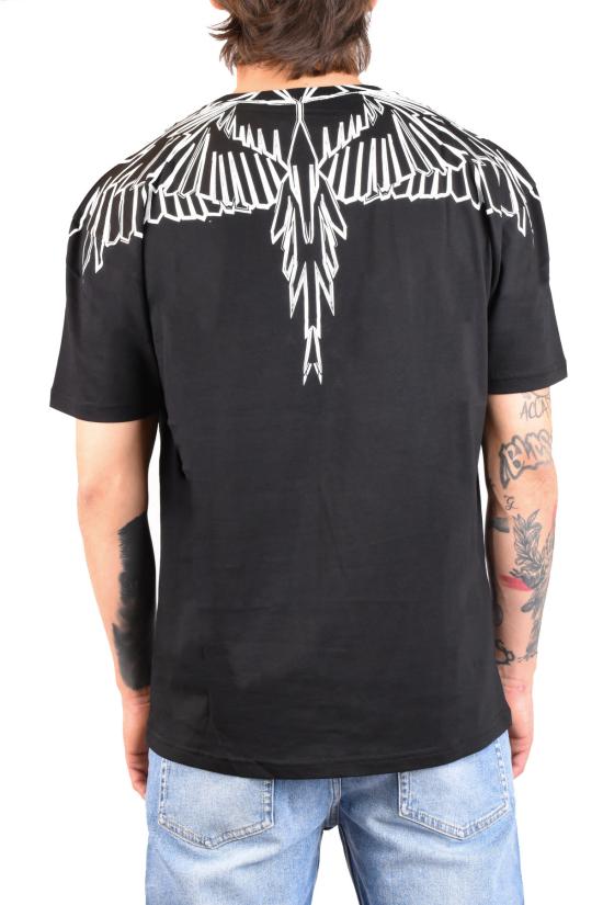 26SS 마르셀로 불론 반팔 티셔츠 S6CMMATH010 Black - MARCELO BURLON