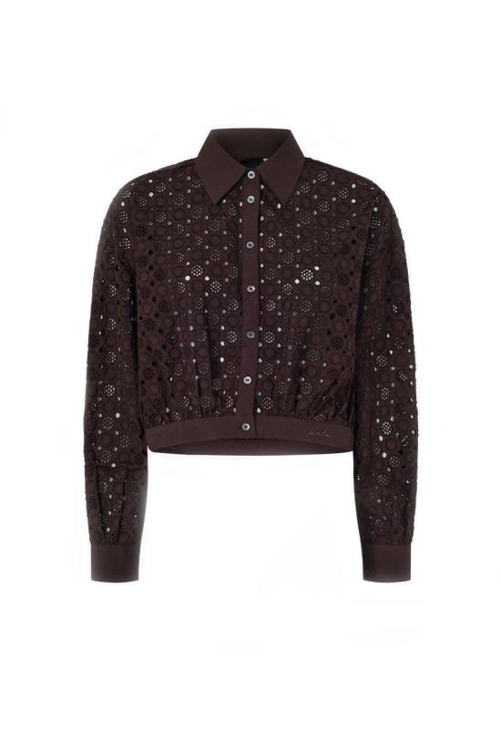 26SS 핑코 블라우스 106277A32RM28 Brown