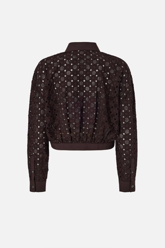 26SS 핑코 블라우스 106277A32RM28 Brown - PINKO