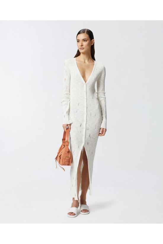 25SS 핑코 롱 원피스 105140A2LPZ05 White - PINKO