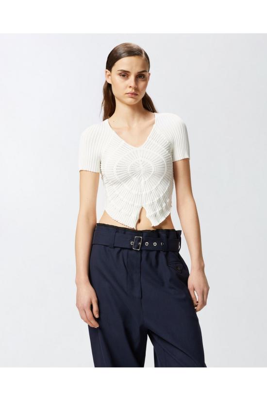 25SS 핑코 스웨터 104625A2E6Z09 White - PINKO