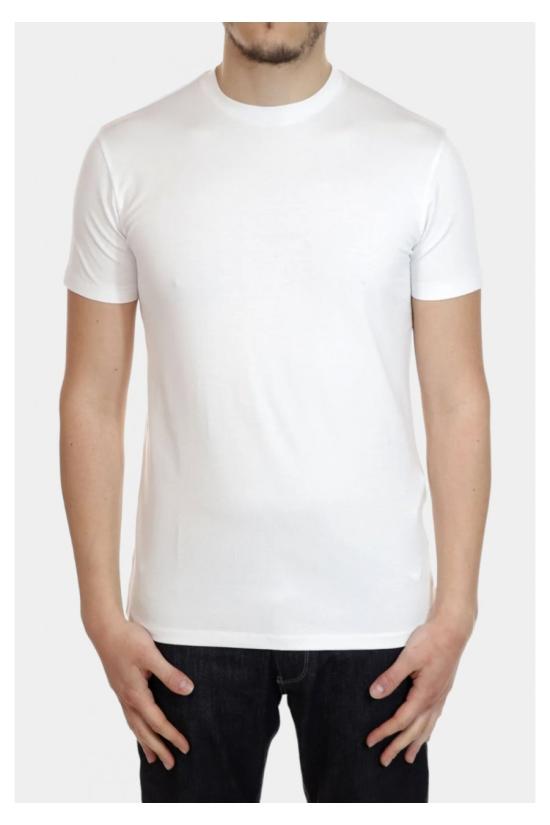  엠포리오 아르마니 반팔 티셔츠 8N1TF0 1JCDZ0100 White - EMPORIO ARMANI