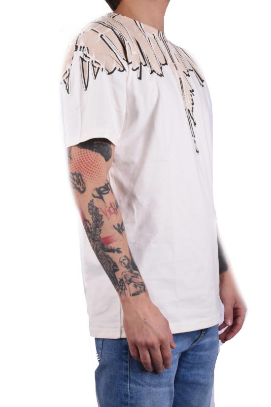26SS 마르셀로 불론 반팔 티셔츠 S6CMMATH021 White - MARCELO BURLON