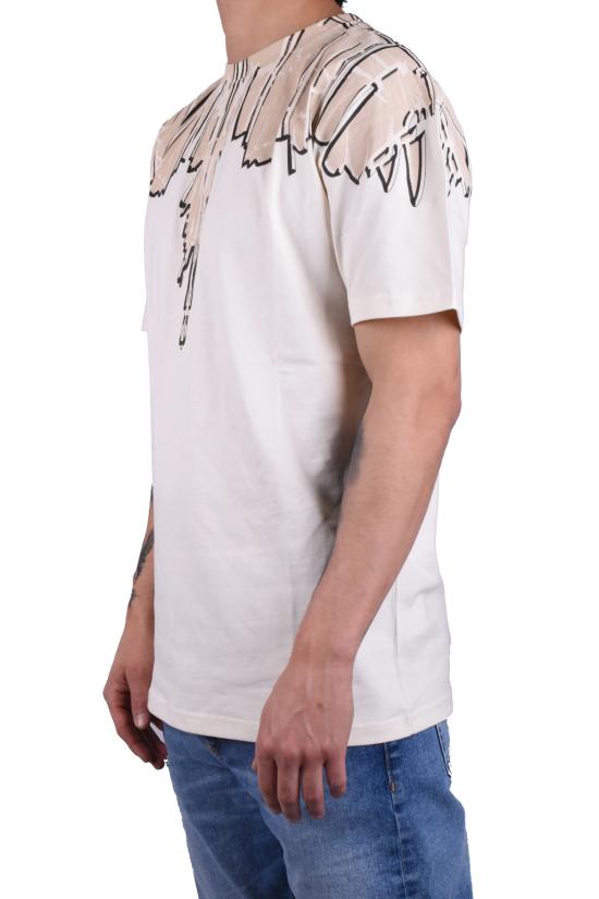 26SS 마르셀로 불론 반팔 티셔츠 S6CMMATH021 White - MARCELO BURLON