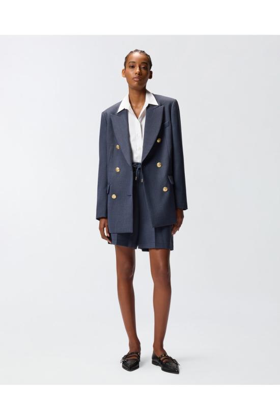 25FW 핑코 수트 자켓 105617A2SNG02 Blue - PINKO