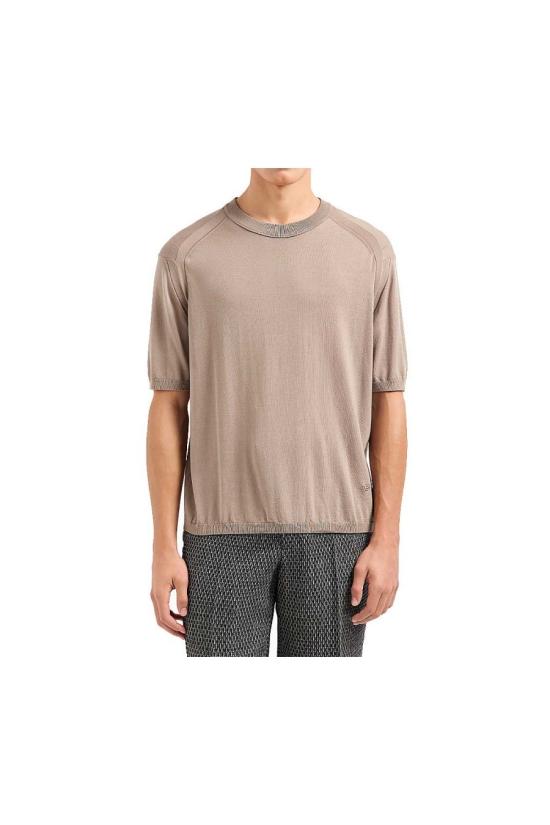 25SS 엠포리오 아르마니 스웨터 EM000672 AF13907U6167 Beige - EMPORIO ARMANI