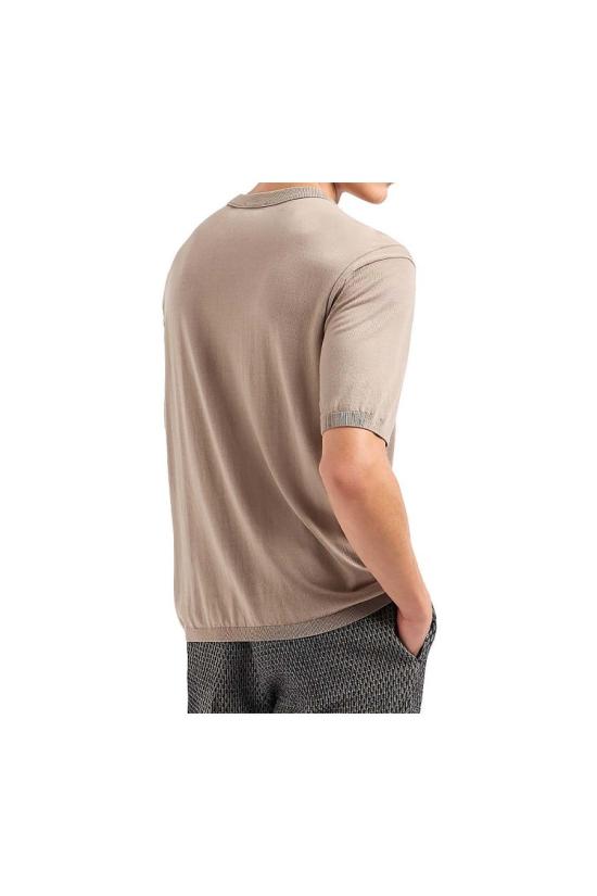 25SS 엠포리오 아르마니 스웨터 EM000672 AF13907U6167 Beige - EMPORIO ARMANI