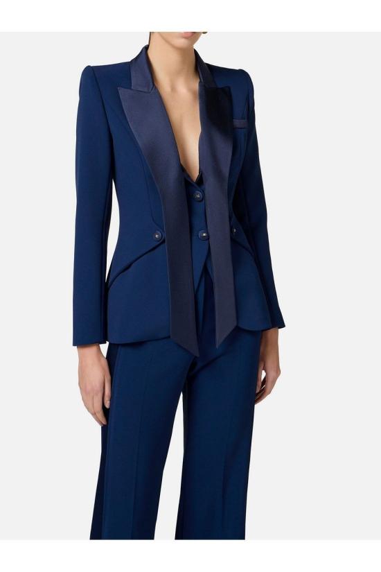 25SS 엘리자베타프랜치 수트 자켓 GI13351E2 COL DC8 Blu - ELISABETTA FRANCHI