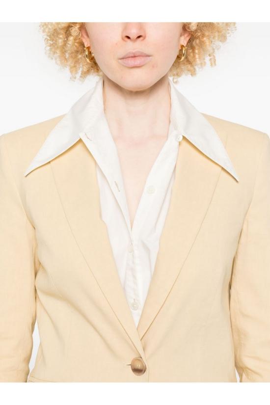 25SS 핑코 수트 자켓 105057A0IMC23 Yellow - PINKO