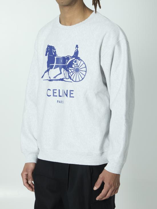 26SS 셀린느 긴팔 티셔츠 RY0TY1233 GREY - CELINE