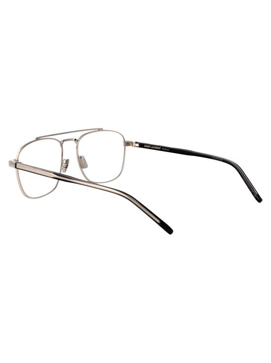 26SS 생로랑 안경 SL 665 OPT 002 silver - SAINT LAURENT