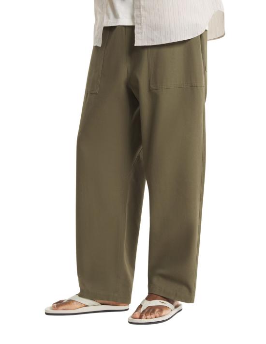 26SS 메종키츠네 스트레이트 팬츠 QM01109WW9102 0079 BAY LEAF - MAISON KITSUNE