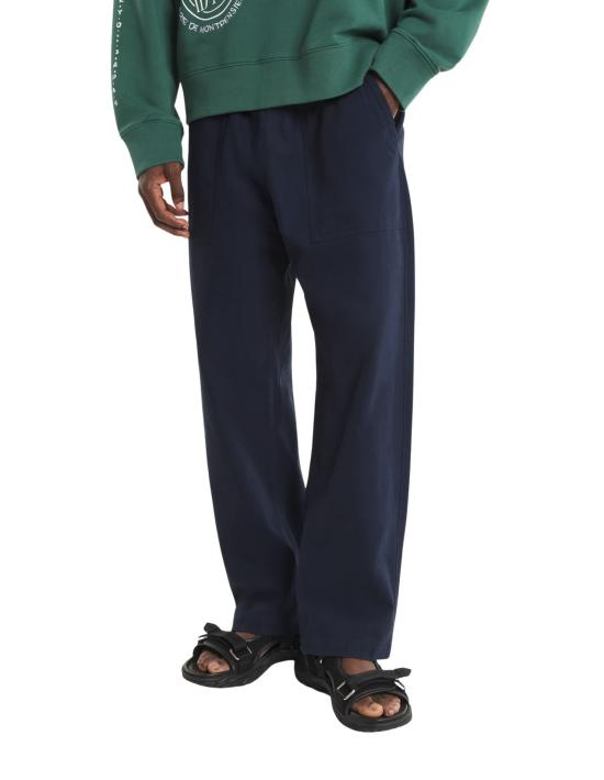 26SS 메종키츠네 스트레이트 팬츠 QM01109WW9102 0413 CLASSIC NAVY - MAISON KITSUNE