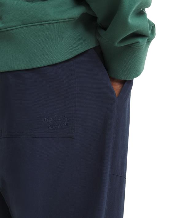 26SS 메종키츠네 스트레이트 팬츠 QM01109WW9102 0413 CLASSIC NAVY - MAISON KITSUNE