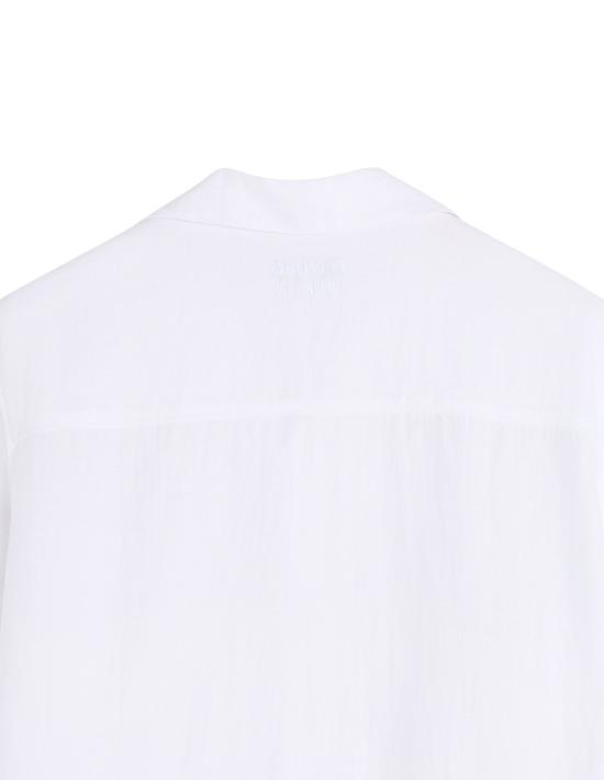 26SS 메종키츠네 반팔 셔츠 QM00405WW9099 P100 WHITE - MAISON KITSUNE