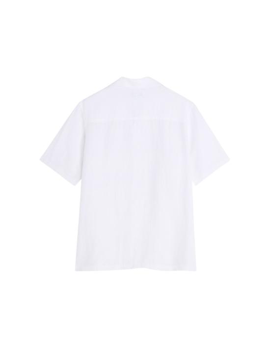 26SS 메종키츠네 반팔 셔츠 QM00405WW9099 P100 WHITE - MAISON KITSUNE