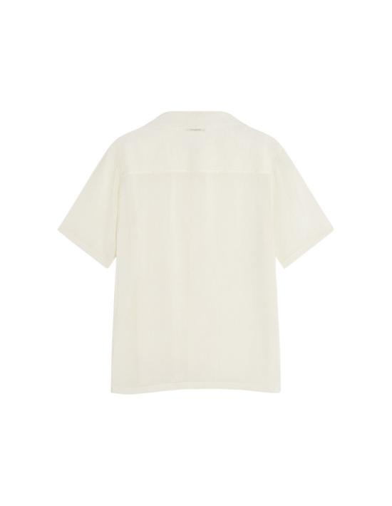 26SS 메종키츠네 반팔 셔츠 QM00409WF4061 0443 DOVE - MAISON KITSUNE