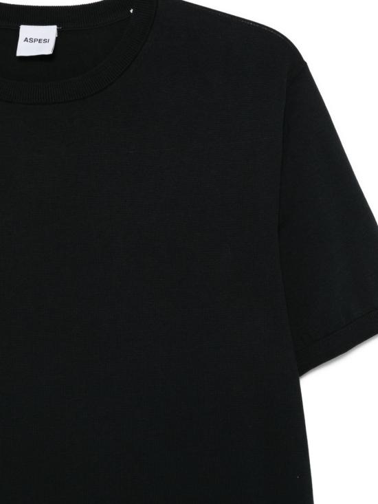 26SS 아스페시 반팔 티셔츠 M833 3371 01241 Black - ASPESI