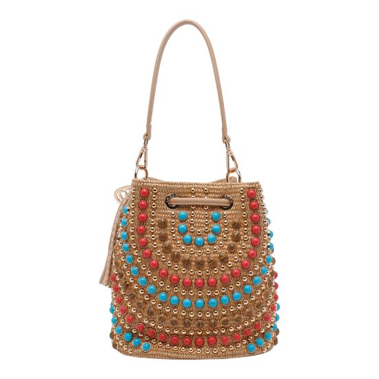 26SS 라캐리 토트백 161MEM601RSY NAT Beige - LA CARRIE