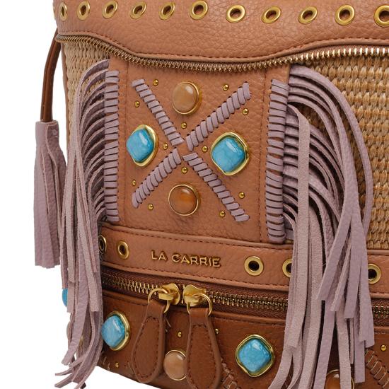 26SS 라캐리 숄더백 161MEB182SYR MCT Brown - LA CARRIE