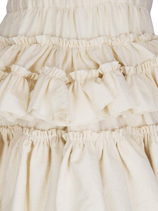 26SS 드리스 반 노튼 미디 스커트 2610108073183 5 ECRU - DRIES VAN NOTEN