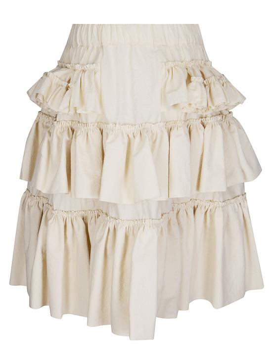 26SS 드리스 반 노튼 미디 스커트 2610108073183 5 ECRU - DRIES VAN NOTEN