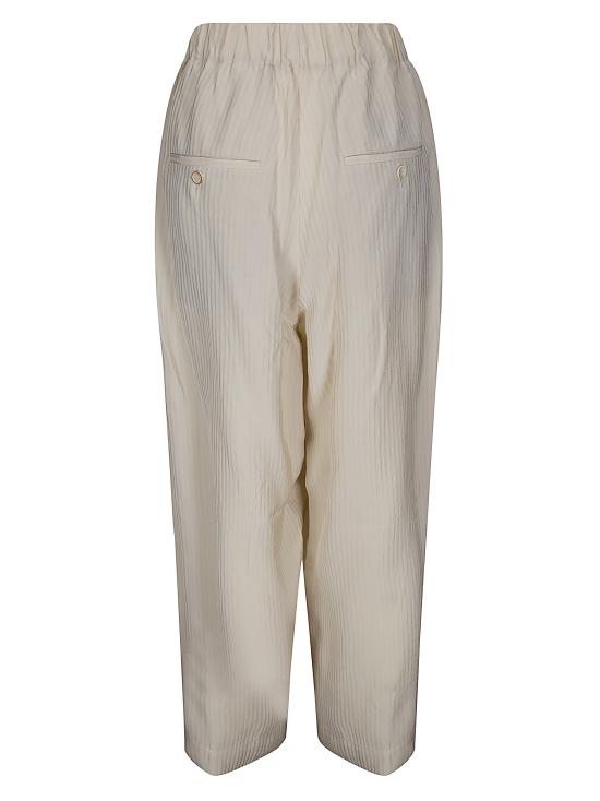 26SS 우마 왕 스트레이트 팬츠 UW3011 UW101 OFF WHITE - UMA WANG