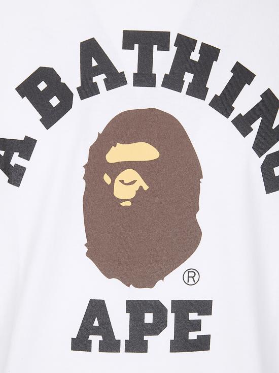 26SS 베이프 반팔 티셔츠 001TEM301001M WHITE - BAPE