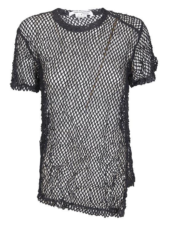 26SS 꼼데가르송 반팔 티셔츠 RQT014S26 1 BLACK