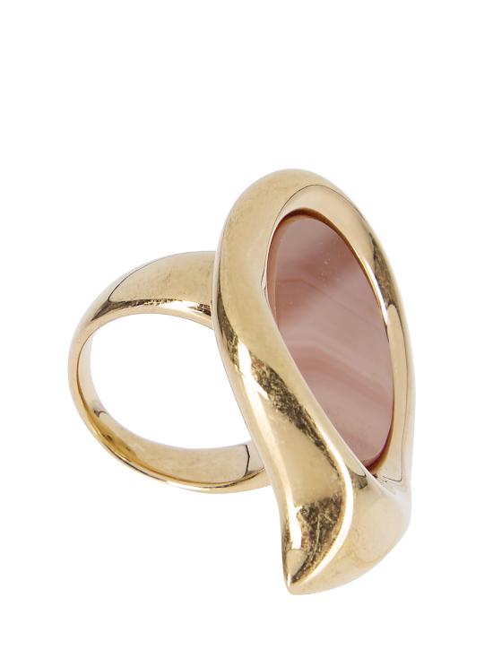 26SS 판코네시 반지 S26FG001S REDAGATE RED AGATE - PANCONESI