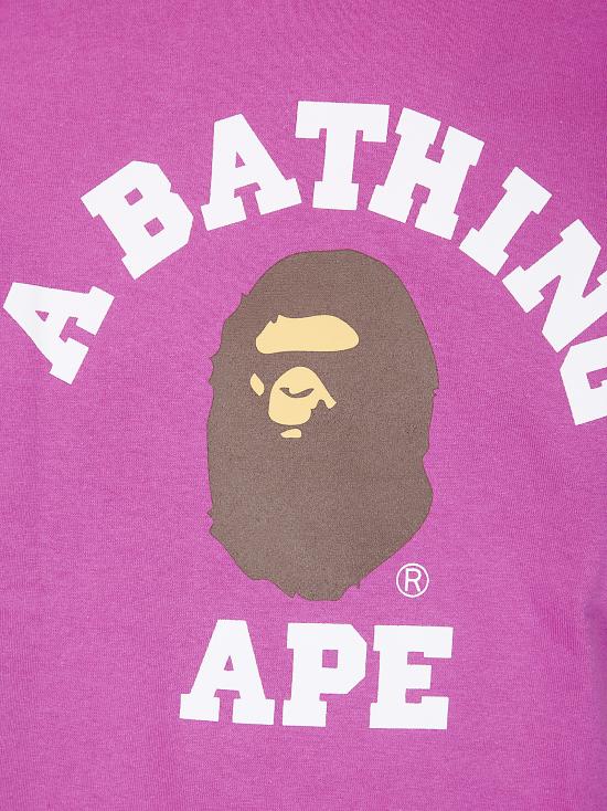 26SS 베이프 반팔 티셔츠 001TEM301001M PINK - BAPE