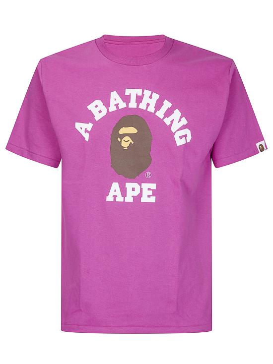 26SS 베이프 반팔 티셔츠 001TEM301001M PINK