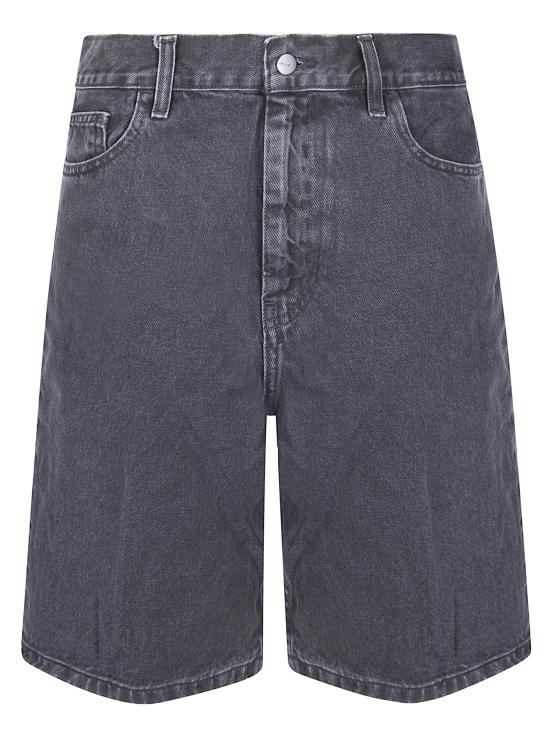 26SS 칼하트 WIP 데님 숏팬츠 I037021 8906 BLACK STONE WASHED
