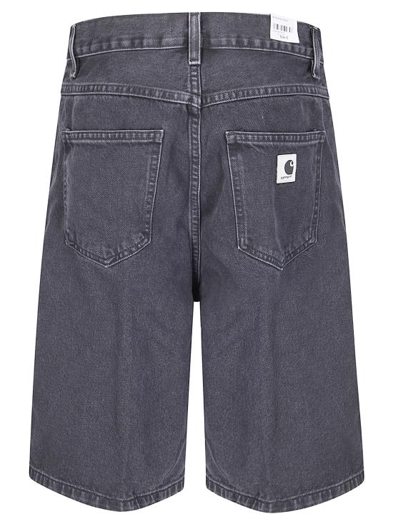 26SS 칼하트 WIP 데님 숏팬츠 I037021 8906 BLACK STONE WASHED - CARHARTT WIP