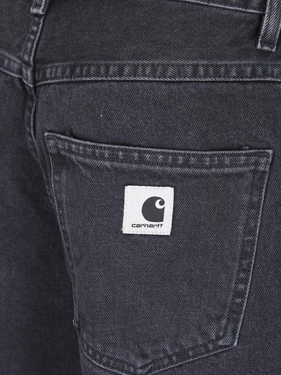 26SS 칼하트 WIP 데님 숏팬츠 I037021 8906 BLACK STONE WASHED - CARHARTT WIP